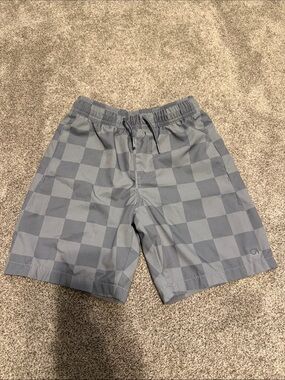 GAP Boys Grey Checkerboard hybrid Shorts